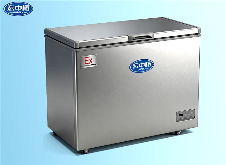 風(fēng)冷臥式防爆冰柜BL-WS150LFG