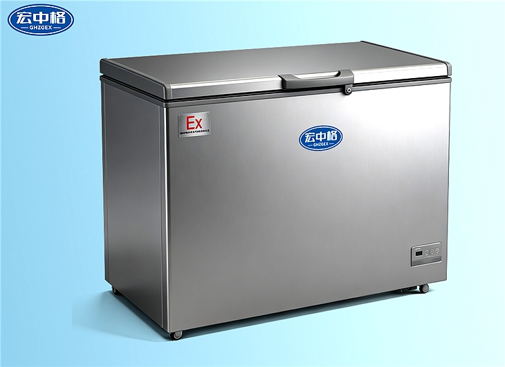 風(fēng)冷臥式防爆冰柜BL-WS250LFG