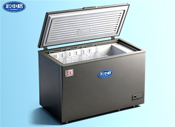 風(fēng)冷臥式防爆冰柜BL-WS380LFG